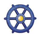 Deluxe Ship's Wheel – 19 in