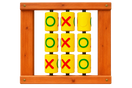 Playset Tic-Tac-Toe Panel with Wood Frame