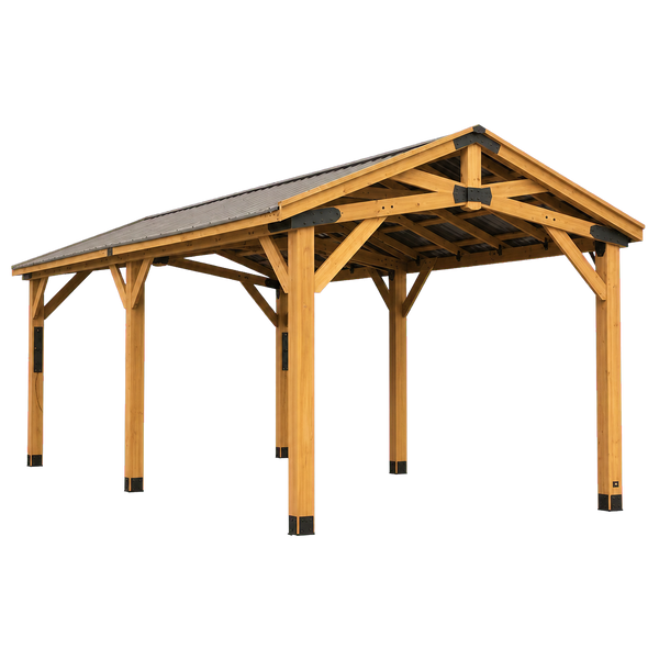 Transparent-background main image for 24x12 Norwood Carport/Gazebo