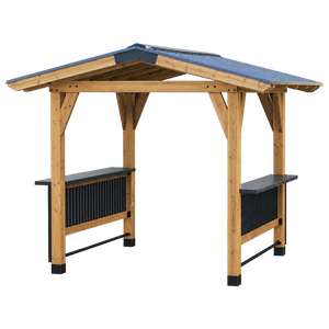 Granada Grill Gazebo with Outdoor Bar