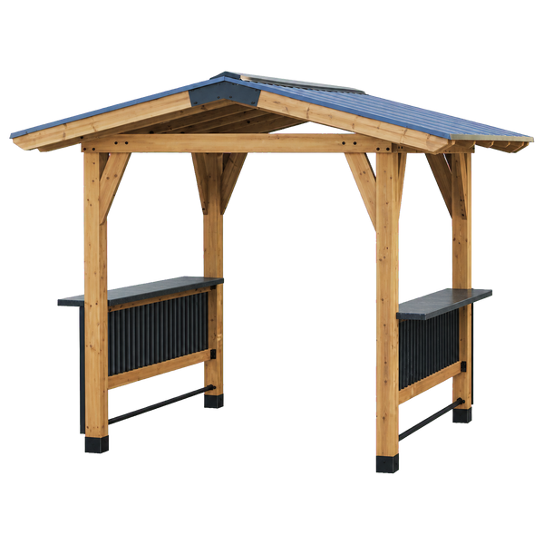 Transparent-background main image for Granada Grill Gazebo with Outdoor Bar