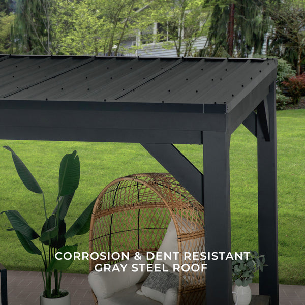 20x9.5 Stonebridge Gazebo/Carport – view 7