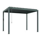 Sarasota Steel Louvered Pergola – 12 x 10 ft