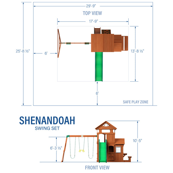 Shenandoah Swing Set – view 2