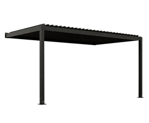 Transparent-background main image for 16x10 Evanston Wall Mounted Louvered Pergola
