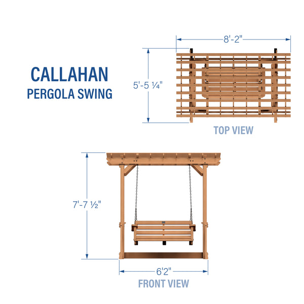 Callahan Pergola Swing – view 2