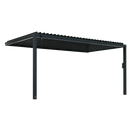 Evanston Wall-Mount Louvered Pergola – 18 x 10 ft