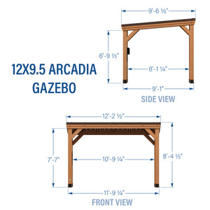12x9.5 Arcadia Gazebo – view 2