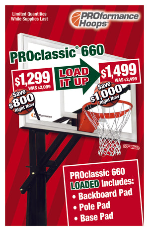 PROclassic 660 Black Friday Deal Exclusive at Fenceworks, Proformance Hoops