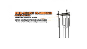 Replacement ground anchor for an in-ground basketball system