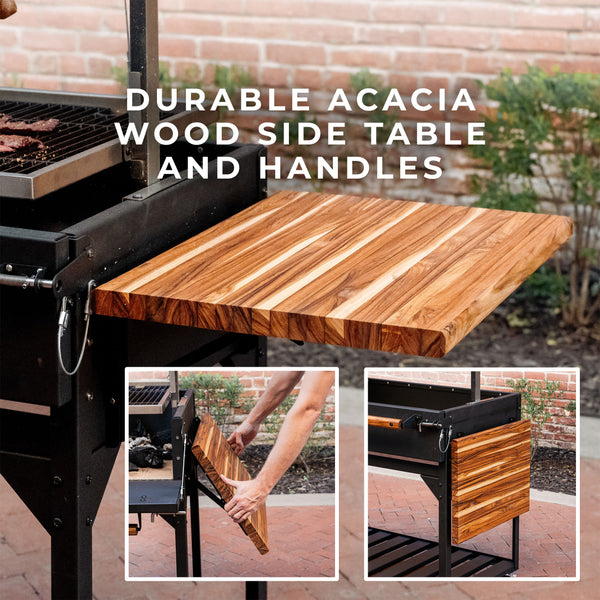 Premium Argentine/Santa Maria BBQ Grill with Wood Fire and Charcoal Grill – view 7