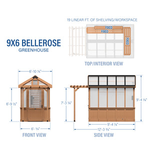 9x6 Bellerose Greenhouse – view 2