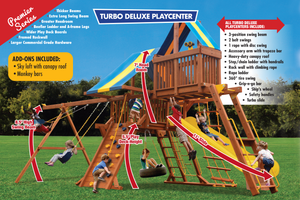 Turbo Deluxe Playcenter Combo 4 Features