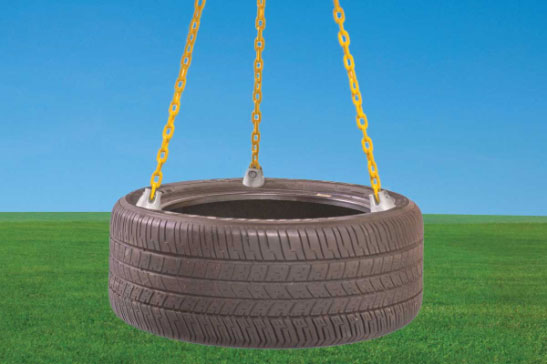 3-Chain Tire Swing