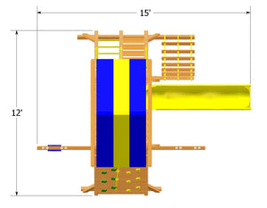 Original Playcenter with 2 Position Swingbeam Size