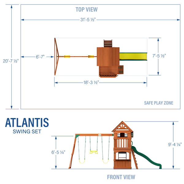 Atlantis Swing Set – view 2