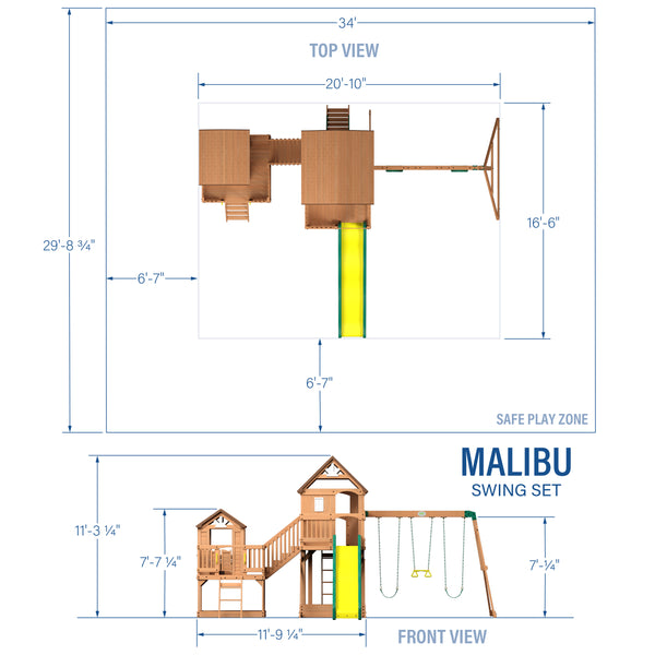 Malibu Swing Set – view 2