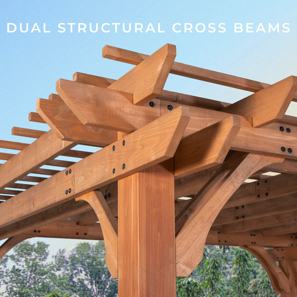 14x12 Beaumont Pergola – view 5