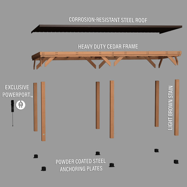 20x9.5 Arcadia Gazebo – view 8