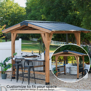 Granada Grill Gazebo with Outdoor Bar – view 5