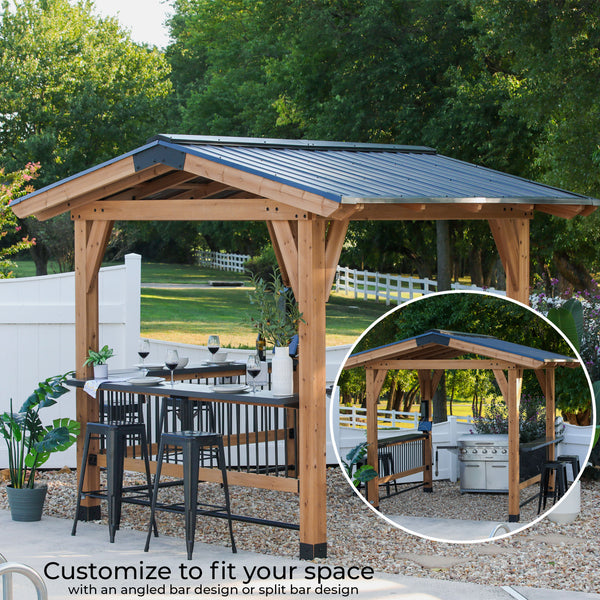 Granada Grill Gazebo with Outdoor Bar – view 5