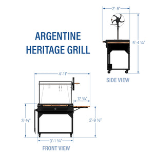 Premium Heritage Argentine BBQ Grill – view 2