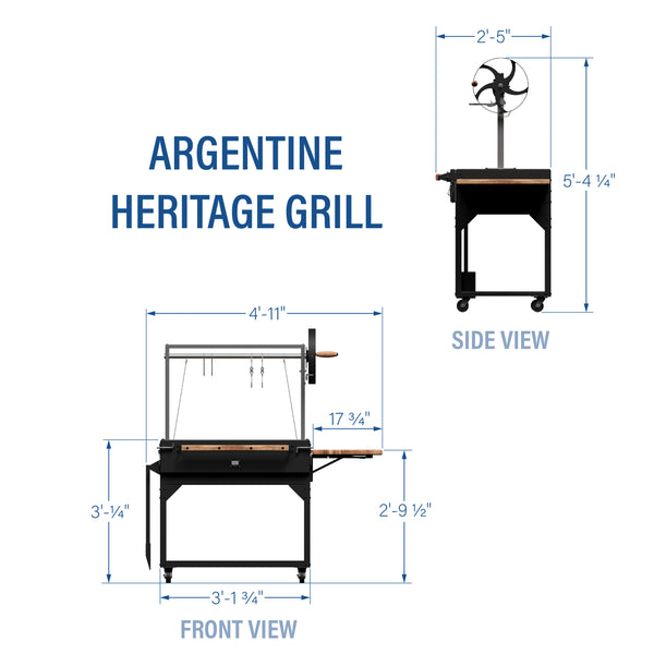 Premium Heritage Argentine BBQ Grill – view 2