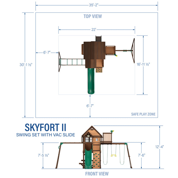 Skyfort II with Wave Slide – view 2