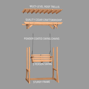 Callahan Pergola Swing – view 7
