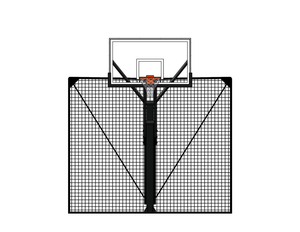 Safety Net Driveway Ball Containment System