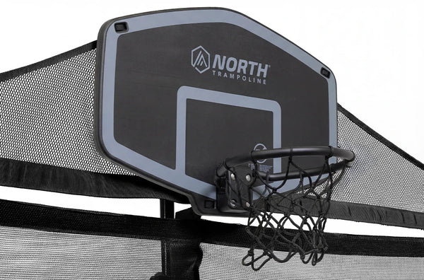 North Legend Hoop Kit on a North trampoline