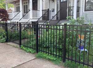 Recent fence installation