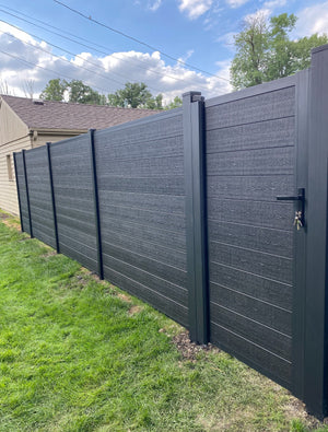 Recent fence installation