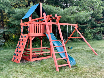 Wooden Playground Installed by Fenceworks