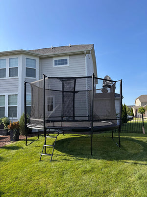 Recent trampoline installation