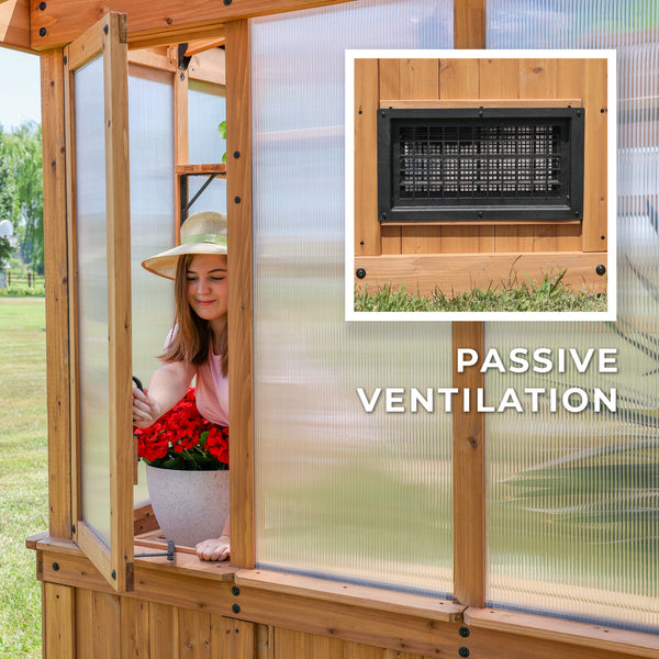 11x7 Poppy Greenhouse – view 6