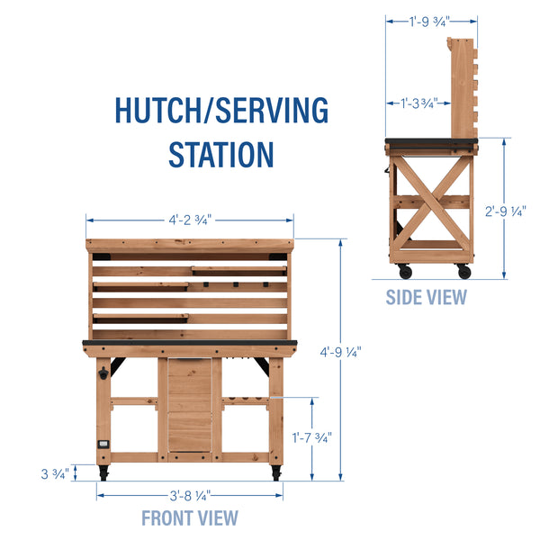 Hutch/Serving Station – view 2
