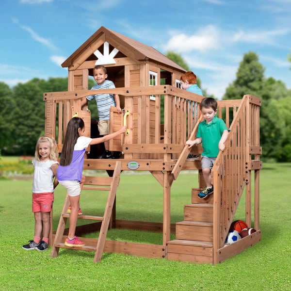 Scenic Heights Wooden Playhouse – Playhouse