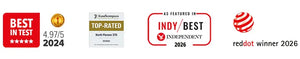 Award-winning design and safety certifications