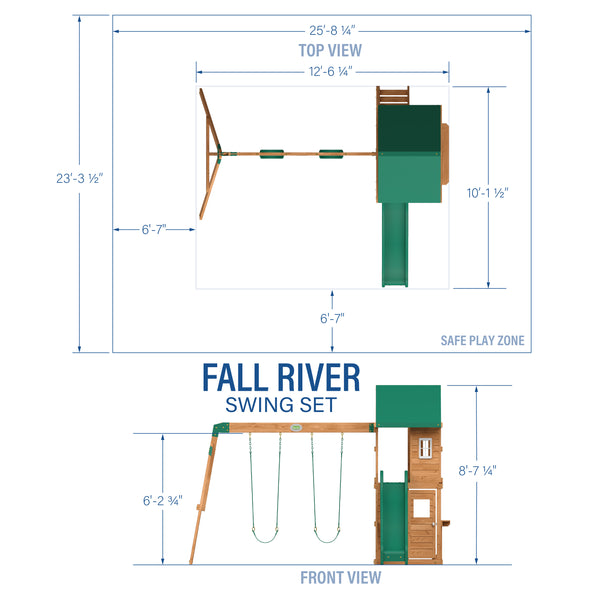 Fall River Swing Set – view 2