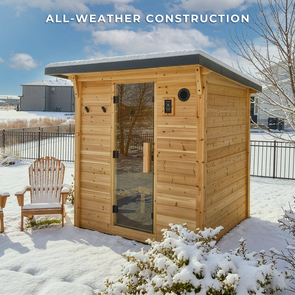 Henley Outdoor Cabin Sauna – 4-6 Person – view 5