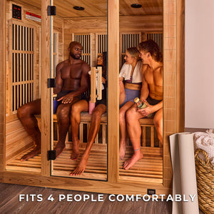 Rylan Indoor Infrared Sauna – 4 Person – view 5