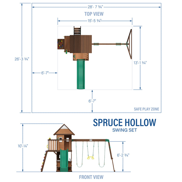 Spruce Hollow Swing Set – view 2
