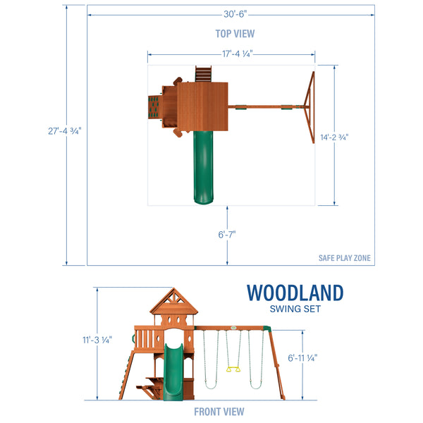 Woodland Swing Set – view 2