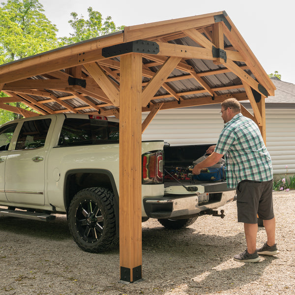 24x12 Norwood Carport/Gazebo – view 5