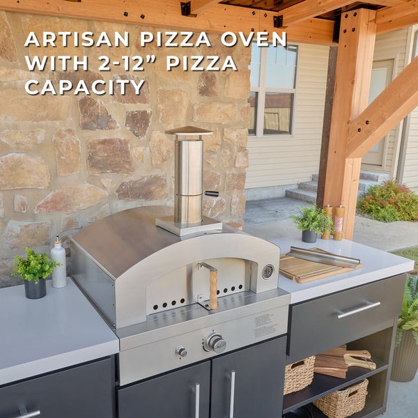 Timber Rock Outdoor Pizza Oven Cook Station – view 4