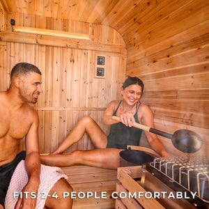 Lennon Outdoor Cube Sauna – 2-4 Person – view 7
