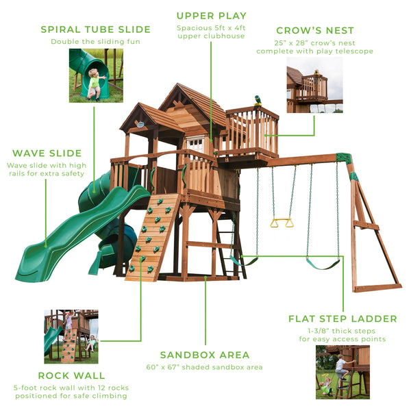 Skyfort III Swing Set – view 3