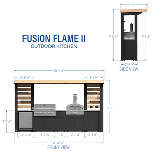 Fusion Flame 2 Outdoor Kitchen – view 2