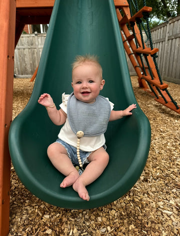 Playground One cedar play set installed by Fenceworks in the Chicago area
